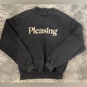 Black Pleasing Crewneck Small